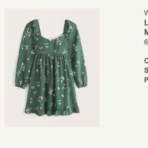 Abercrombie & Fitch Floral Mini Dress Size M